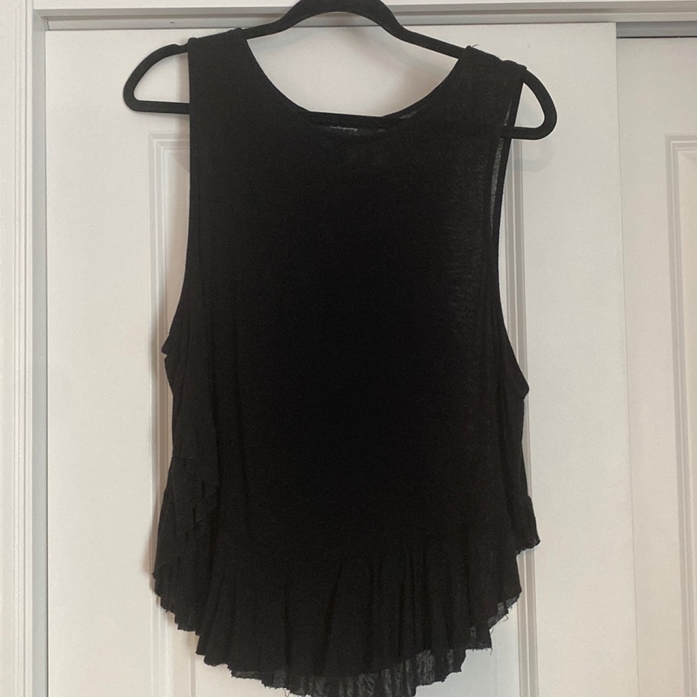 Black tank top